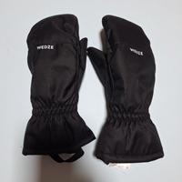 Muffole sci bambino 100 nere Decathlon Wedze