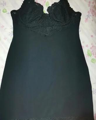 Sottoveste modellante nera Lunaria tg. 3