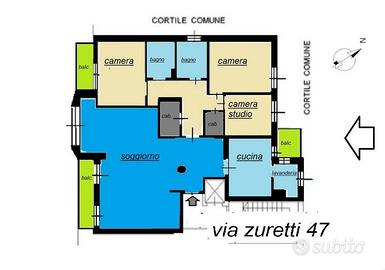 Appartamento di 145 m² con 4 locali a Milano