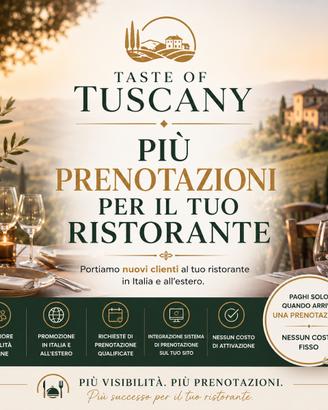 Il tuo ristorante merita più clienti. Scopri come