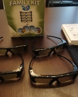 occhiali 3D Samsung family kit 