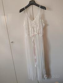 camicia da notte in tule  e pizzo 