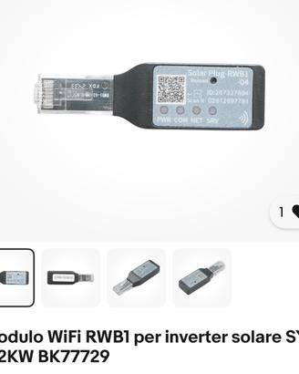 Modulo WiFi RWB1 per inverter solare