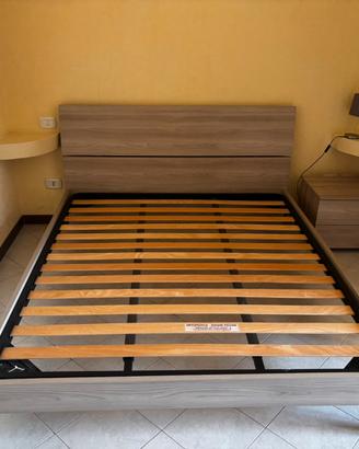 Struttura letto con rete a doghe