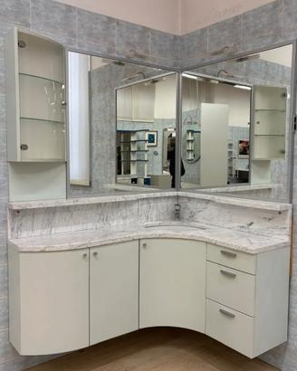 mobile bagno angolare