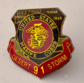 Spilla Marines USA - Desert Storm 1991 - Originale