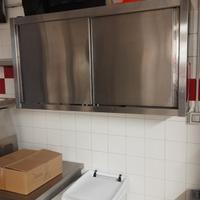 armadio pensile inox