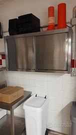 armadio pensile inox