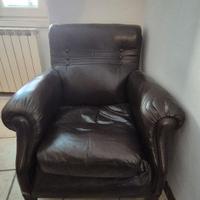 Poltrona vintage in pelle