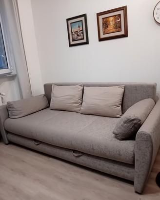 Divano letto color antracite 