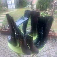 Stock di 5 paia di stivali misura 35/36
