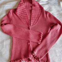 Camaieu vintage rose L + Cardigan cotone