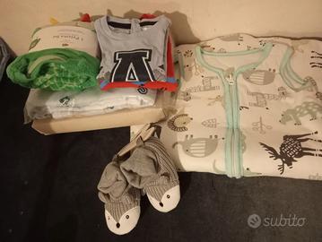 Lotto neonato abbigliamento e accessori