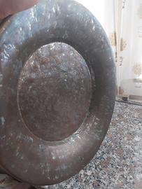 piatto in ottone 