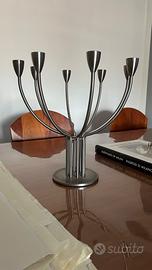 Candelabro Ikea vintage acciaio design