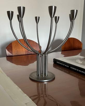 Candelabro Ikea vintage acciaio design