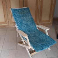 Sedie a sdraio in legno