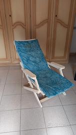 Sedie a sdraio in legno