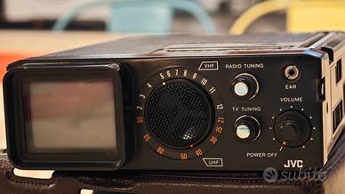 televisore/radio portatile vintage JVC P-100EUC