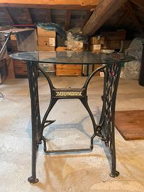 Tavolino vintage macchina da cucire