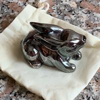 ARDE’ coniglio laminato argento