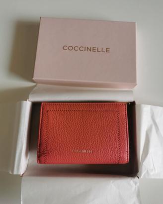 Portafogli in pelle donna COCCINELLE, NUOVO