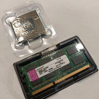 Processore + banco di memoria ram