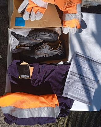 abbigliamento da lavoro kit completo 