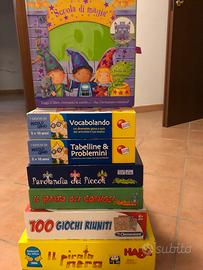 Giochi assortiti (venduti anche singolarmente)