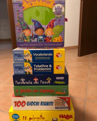 Giochi assortiti (venduti anche singolarmente)