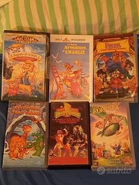 6 VHS per bambini - Film d'animazione
