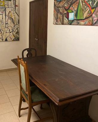 tavolo antico in legno massello