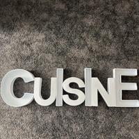 Insegna in metallo Cuisine