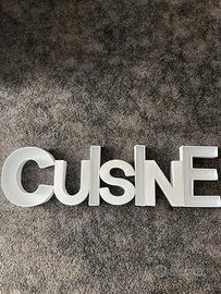 Insegna in metallo Cuisine