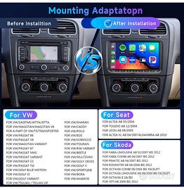 4G e 64G Autoradio 9" Bluetooth per VW Golf 5 6 Po