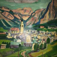 quadro vecchio Cortina d'Ampezzo