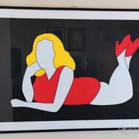 Marco Lodola "Diva" opera storica 