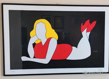 Marco Lodola "Diva" opera storica 