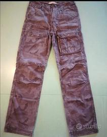 Pantalone xdye grigio mimetico militare con Tascon