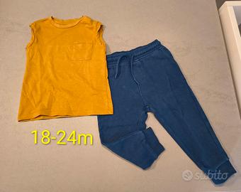 canottiera e pantaloni leggeri, 18-24m