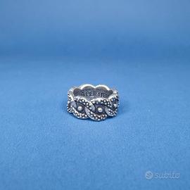 ANELLO "PIETRO FERRANTE" FEDE INTRECCIATA
