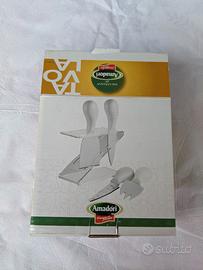 Ceppo coltelli formaggio Acciaio Amadori brandani