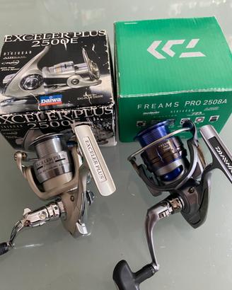 Daiwa 2 mulinelli taglia 2500 perfetti