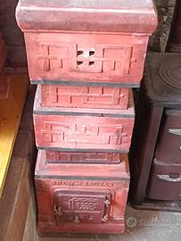 Stufa Becchi in terracotta 