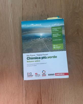 Chimica piu verde  isbn 978-88-08-34915-6