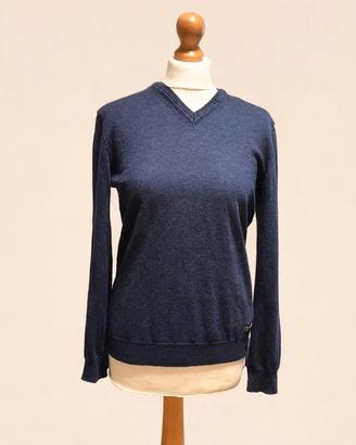 Maglione Baldessarini blu navy taglia 52 M L