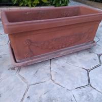 Vaso fioriera rettangolare