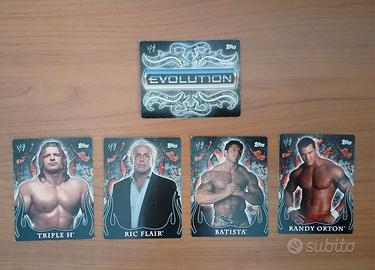 5 Topps WWE trading cards Evolution 2005