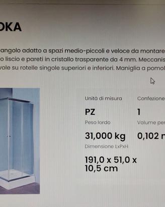 Box doccia 70x90x70 / 70x90