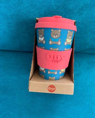 Tazza termica bicchiere asporto bambù Quy Cup Tedd
